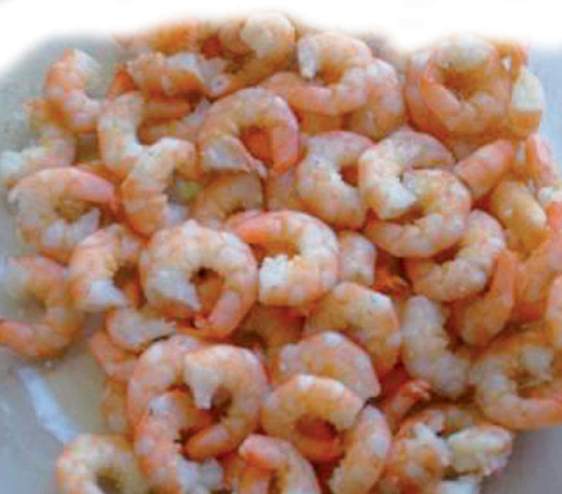 GAMBERI SGUSCIATI 60/80  KG.1 25%GLASS.