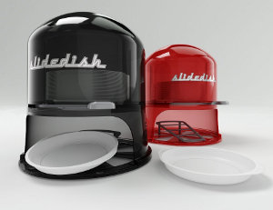 SLIDEDISH 17 CM ROSSO