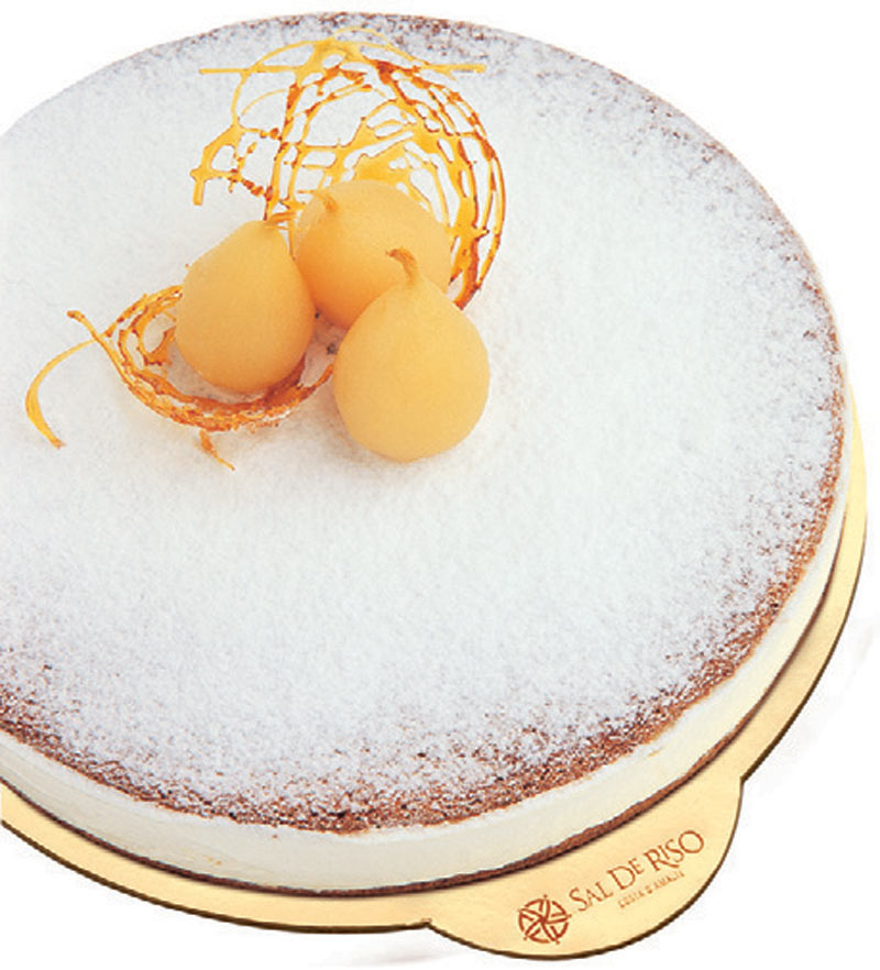 TORTA RICOTTA E PERE 12PORZ. DE RISO