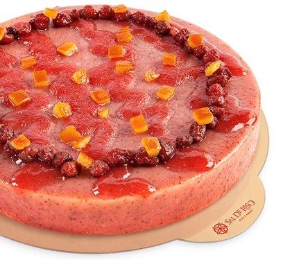 TORTA ARANCIA E FRAGOLINE DI BOSCO 12POR
