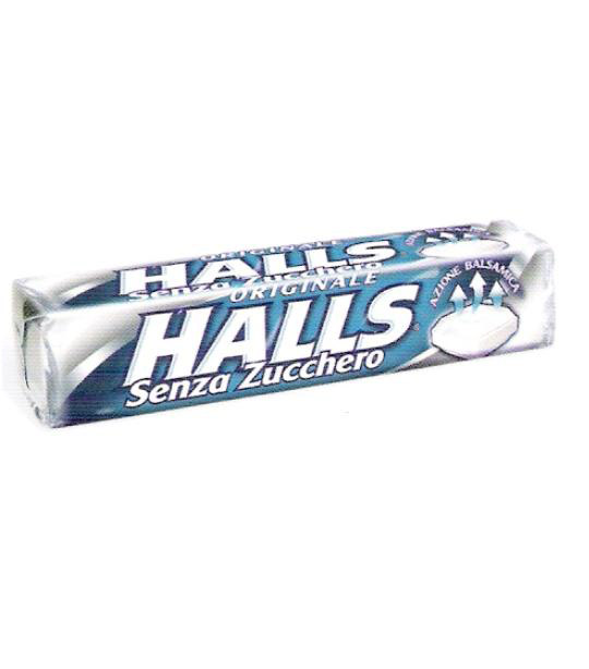 HALLS STICK BLU SENZA ZUCCH. 20PZ LEAF