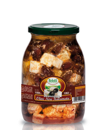 VASO FORMAGGIO OLIVE NERE KG.1 BELOTTI