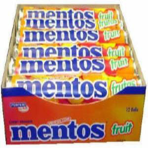 MENTOS FRUTTA STICK PZ40 PERFETTI