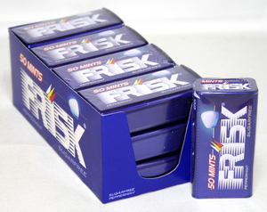 FRISK TIN BOX PEPPERMINT PZ12 PERFETTI