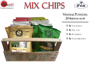 MIX CHIPS VINTAGE GR.40X20PZ BAR ITALIA